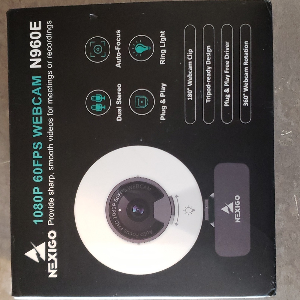 Nexigo N960E web cam